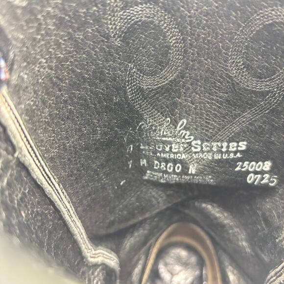 J. Chisholm Smooth Black Leather Western Boots Women's 7M Y2K Boho Vintage - Picture 10 of 16